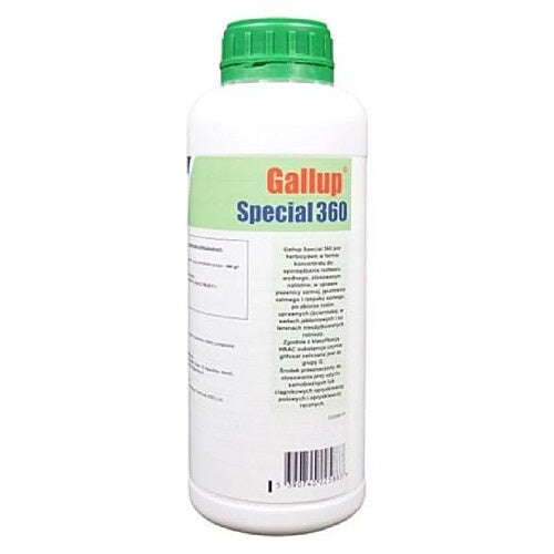 Gallup 360 SL Total Lawn Weedkiller - Concentrated Herbicide 1 L